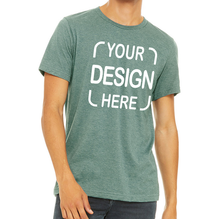 Custom Bella+Canvas® Unisex T-Shirt 3001 & 3001CVC with Full-Color DTF Print