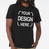 Custom Bella+Canvas® Unisex T-Shirt 3001 & 3001CVC with Full-Color DTF Print