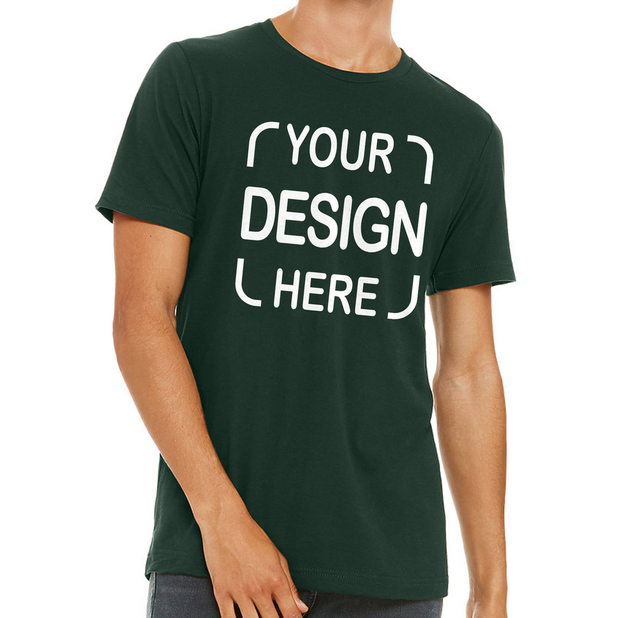 Custom Bella+Canvas® Unisex T-Shirt 3001 & 3001CVC with Full-Color DTF Print