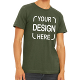 Custom Bella+Canvas® Unisex T-Shirt 3001 & 3001CVC with Full-Color DTF Print