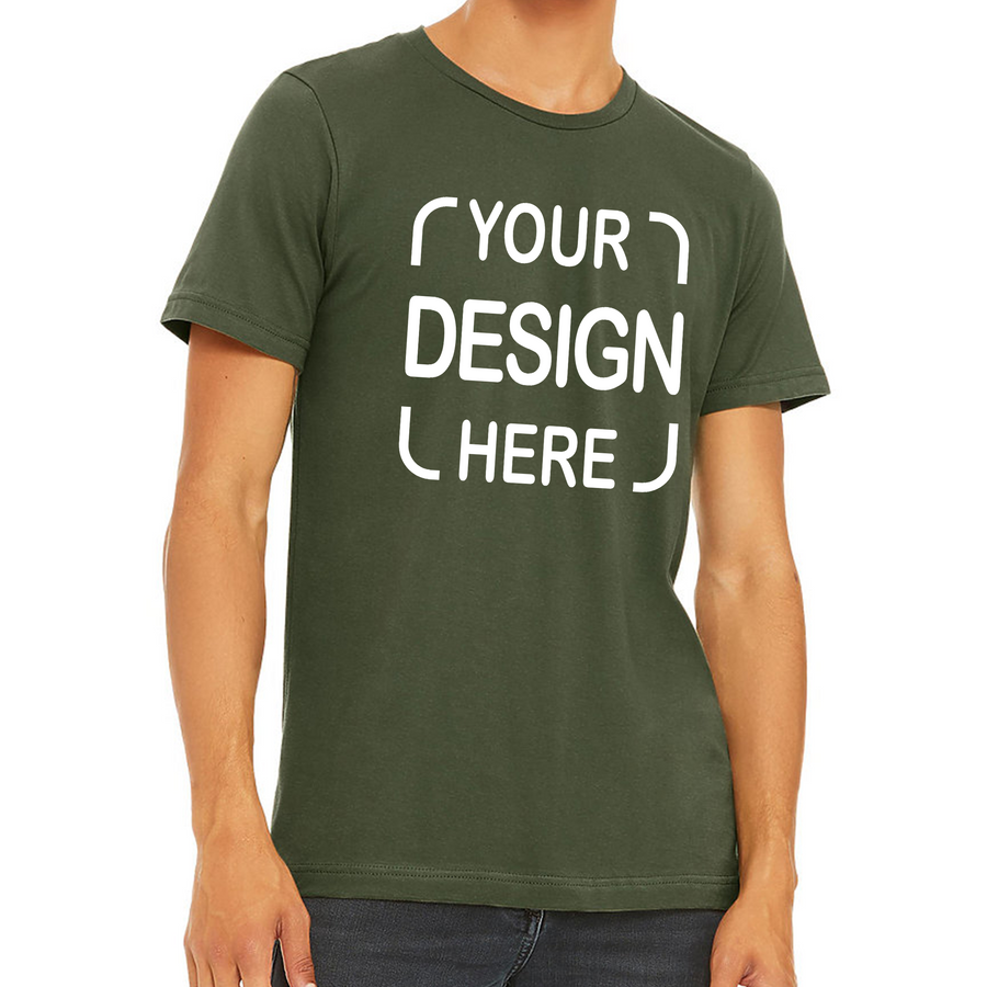 Custom Bella+Canvas® Unisex T-Shirt 3001 & 3001CVC with Full-Color DTF Print