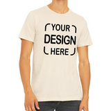 Custom Bella+Canvas® Unisex T-Shirt 3001 & 3001CVC with Full-Color DTF Print