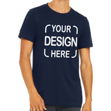 Custom Bella+Canvas® Unisex T-Shirt 3001 & 3001CVC with Full-Color DTF Print