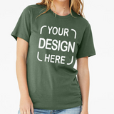 Custom Bella+Canvas® Unisex T-Shirt 3001 & 3001CVC with Full-Color DTF Print