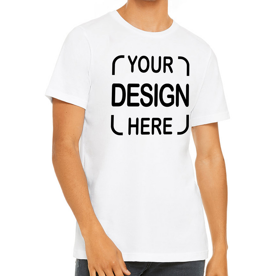 Custom Bella+Canvas® Unisex T-Shirt 3001 & 3001CVC with Full-Color DTF Print