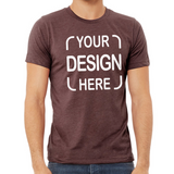 Custom Bella+Canvas® Unisex T-Shirt 3001 & 3001CVC with Full-Color DTF Print