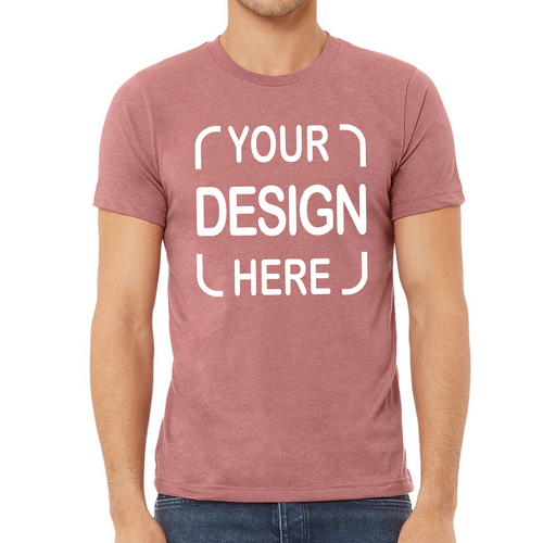 Custom Bella+Canvas® Unisex T-Shirt 3001 & 3001CVC with Full-Color DTF Print