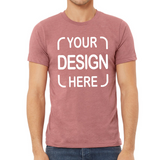 Custom Bella+Canvas® Unisex T-Shirt 3001 & 3001CVC with Full-Color DTF Print