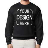 Custom Gildan® Crewneck Sweatshirt 18000  with Full-Color DTF Print