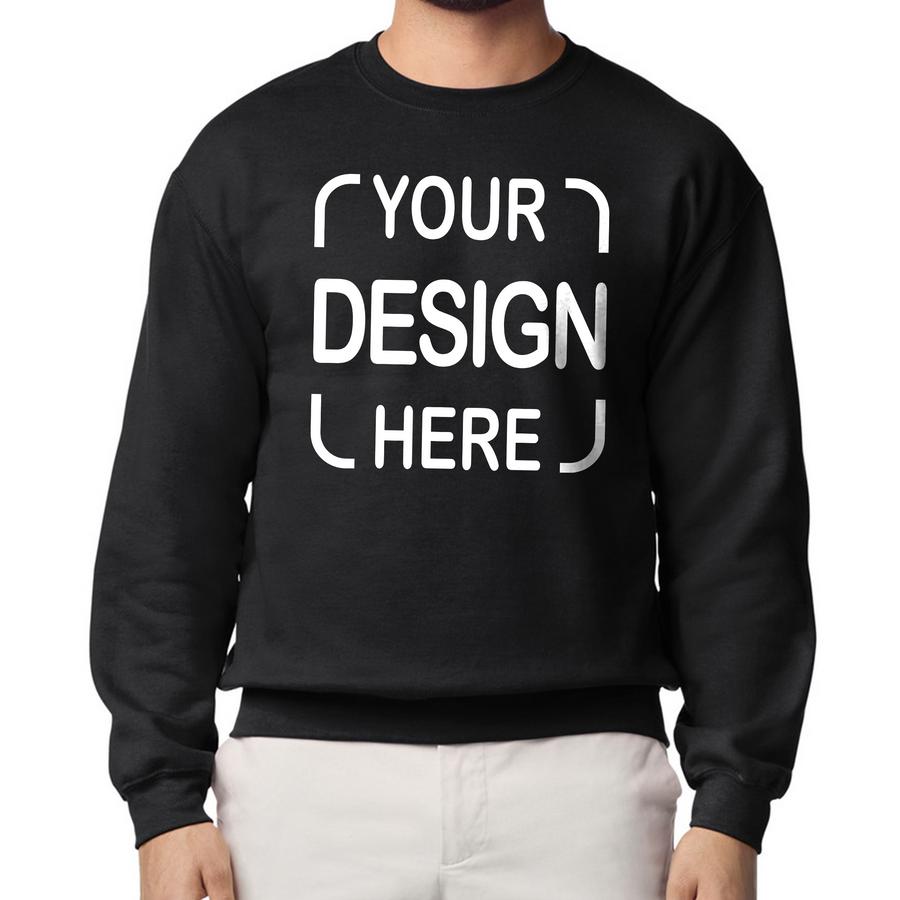 Custom Gildan® Crewneck Sweatshirt 18000  with Full-Color DTF Print