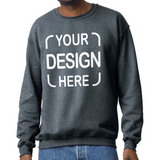 Custom Gildan® Crewneck Sweatshirt 18000  with Full-Color DTF Print