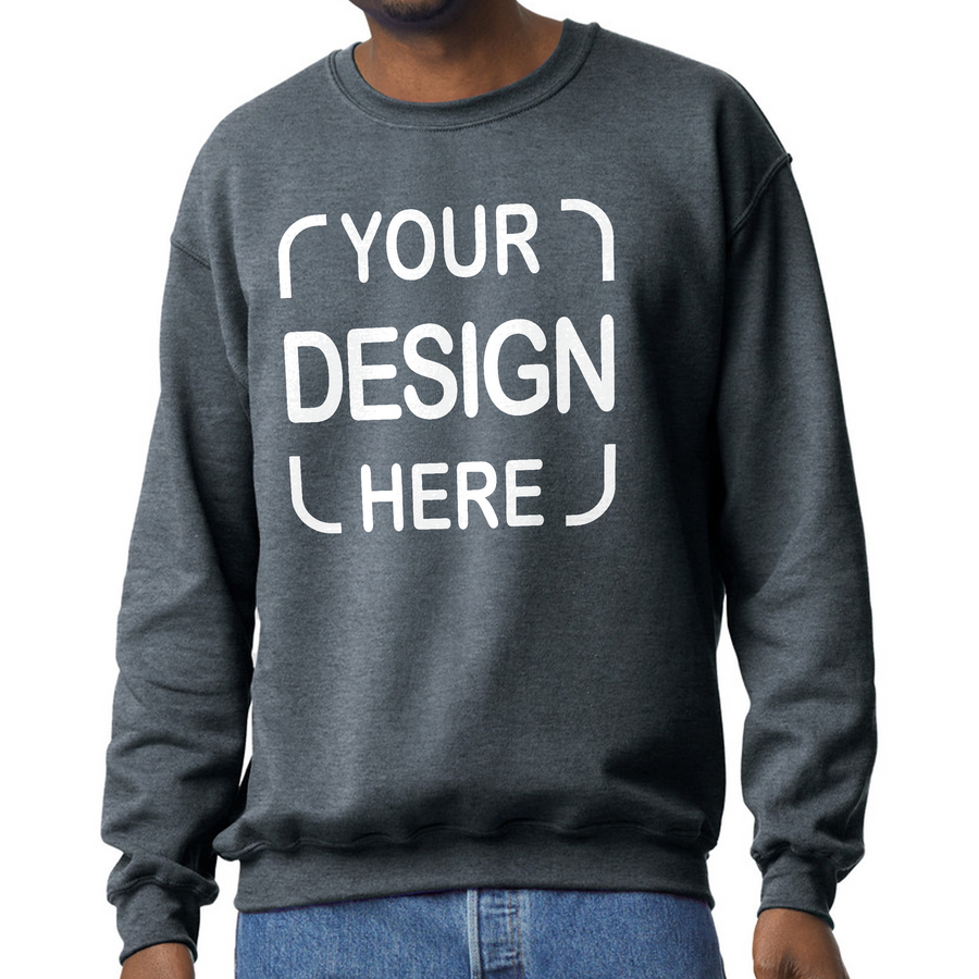 Custom Gildan® Crewneck Sweatshirt 18000  with Full-Color DTF Print