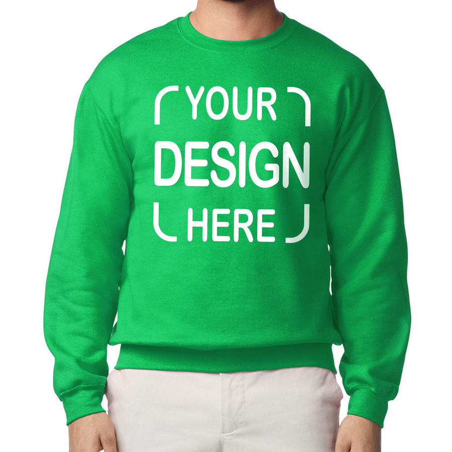 Custom Gildan® Crewneck Sweatshirt 18000  with Full-Color DTF Print