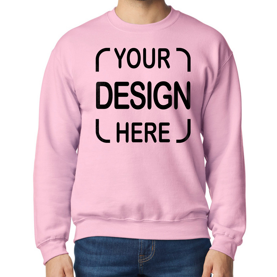 Custom Gildan® Crewneck Sweatshirt 18000  with Full-Color DTF Print