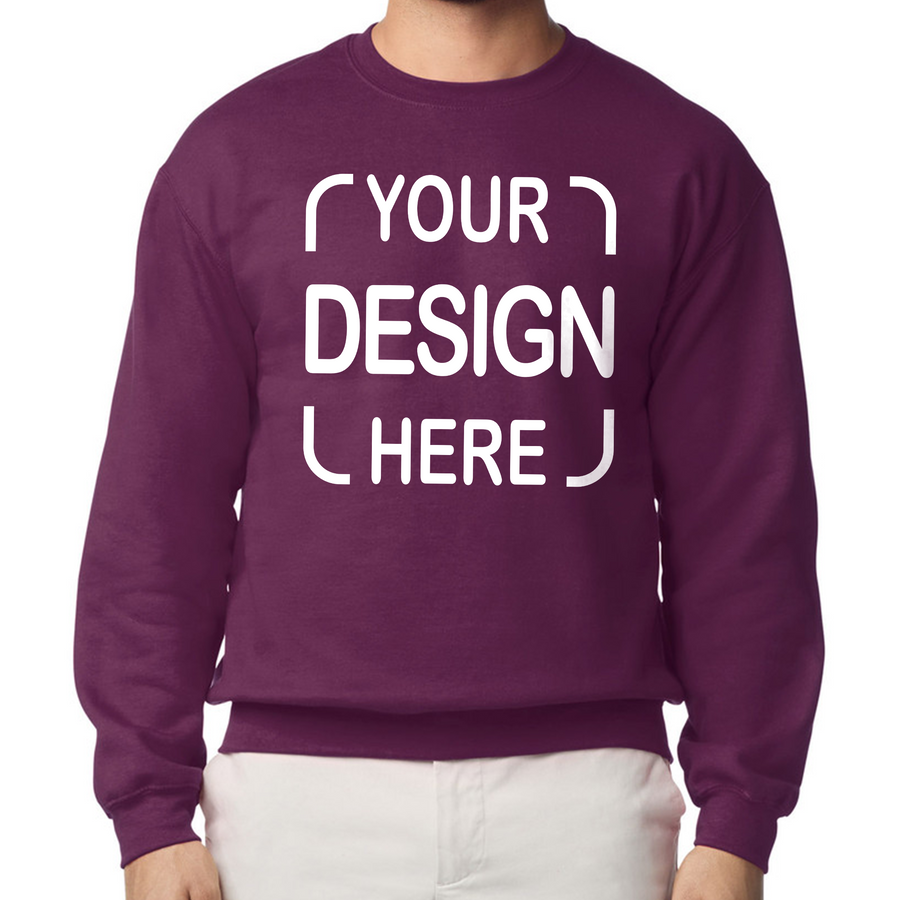 Custom Gildan® Crewneck Sweatshirt 18000  with Full-Color DTF Print