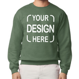 Custom Gildan® Crewneck Sweatshirt 18000  with Full-Color DTF Print