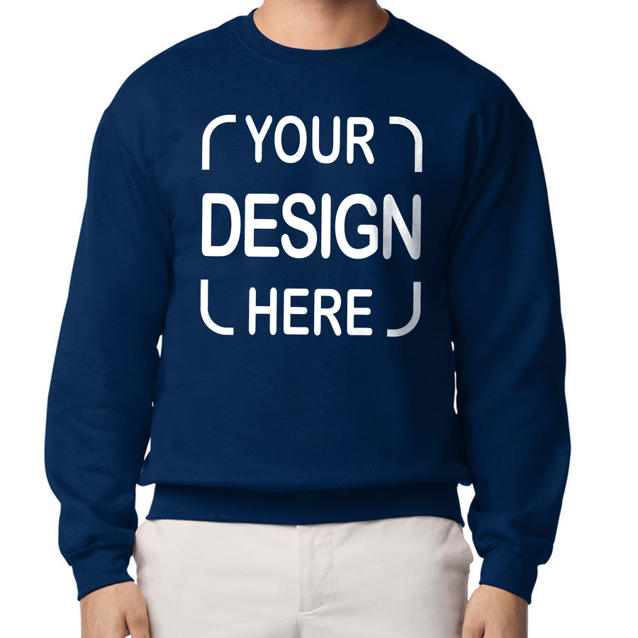 Custom Gildan® Crewneck Sweatshirt 18000  with Full-Color DTF Print