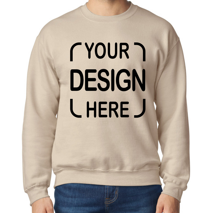 Custom Gildan® Crewneck Sweatshirt 18000  with Full-Color DTF Print