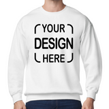 Custom Gildan® Crewneck Sweatshirt 18000  with Full-Color DTF Print