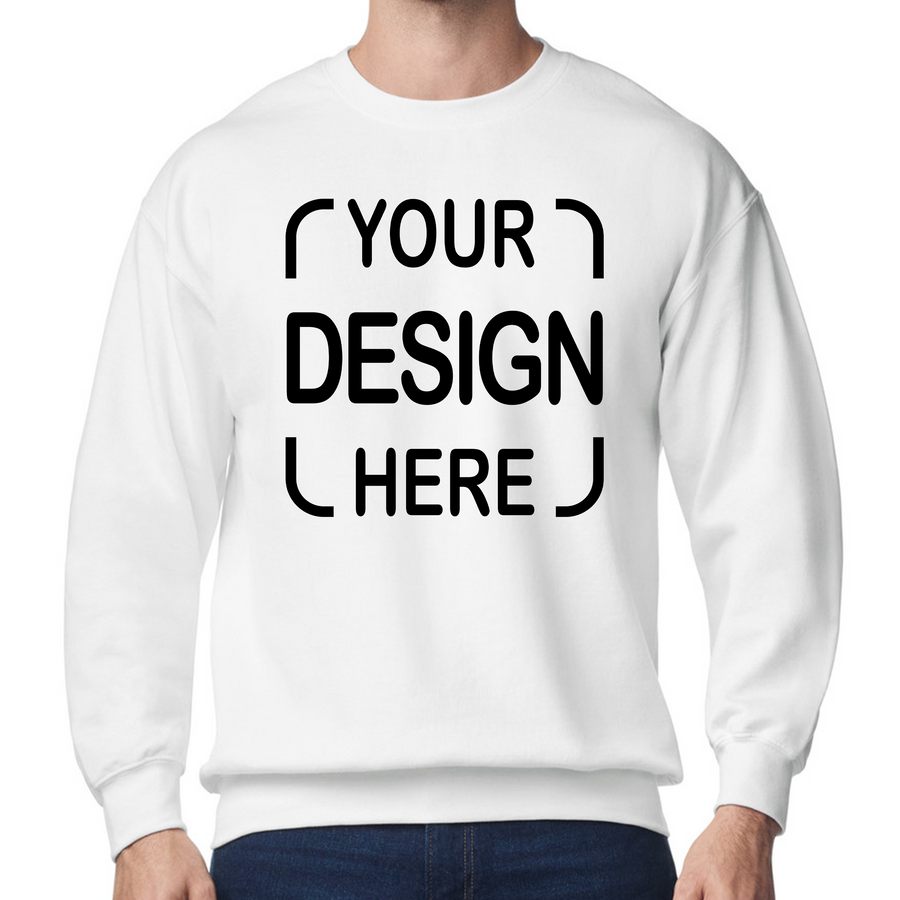 Custom Gildan® Crewneck Sweatshirt 18000  with Full-Color DTF Print