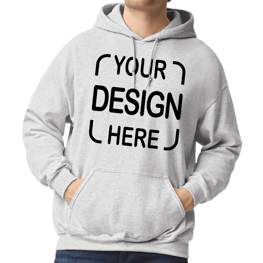 Custom Gildan® Hoodie 18500 with Full-Color DTF Print