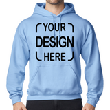 Custom Gildan® Hoodie 18500 with Full-Color DTF Print