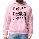 Custom Gildan® Hoodie 18500 with Full-Color DTF Print