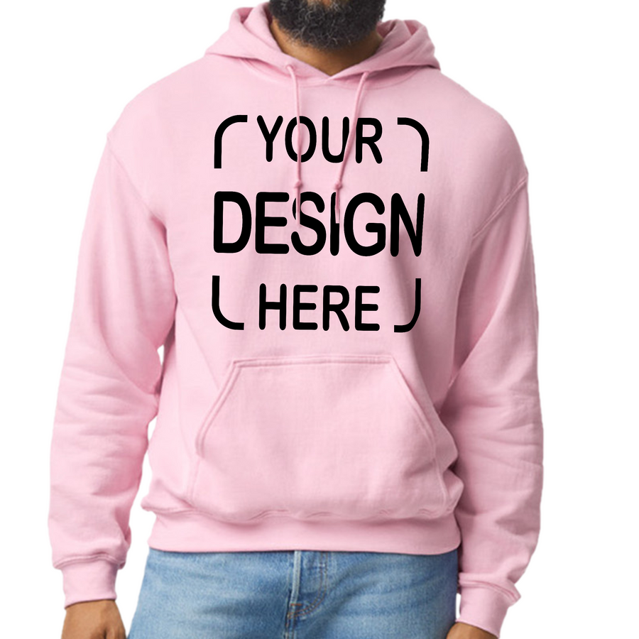 Custom Gildan® Hoodie 18500 with Full-Color DTF Print