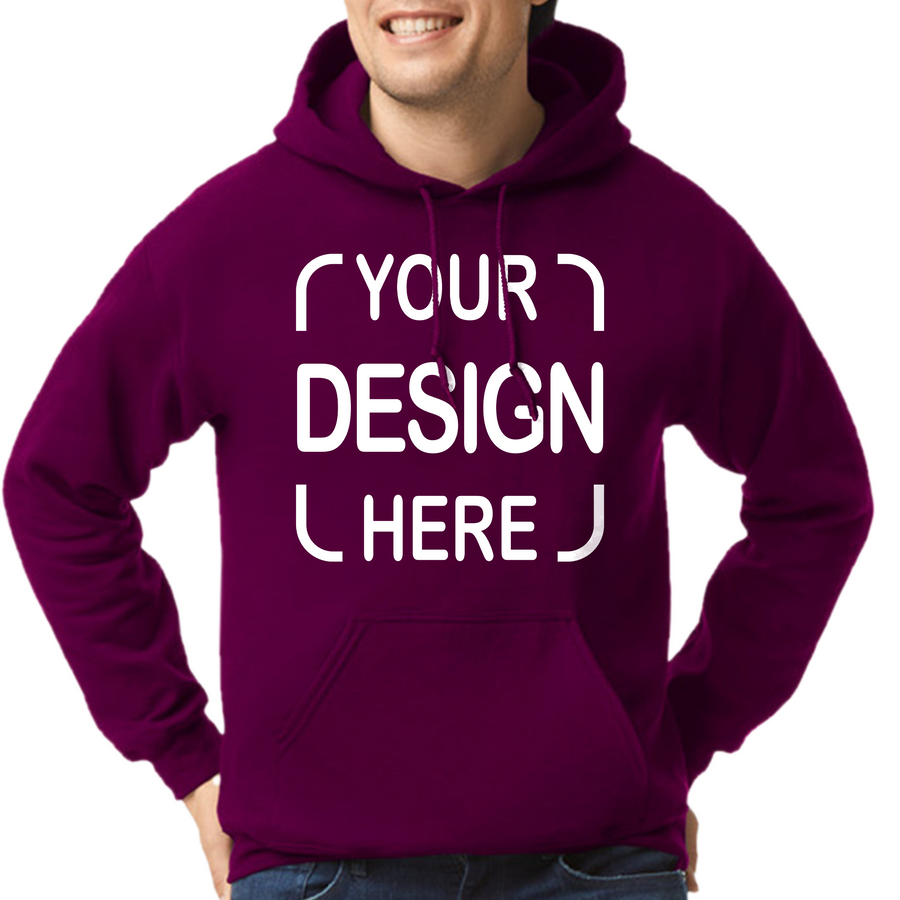 Custom Gildan® Hoodie 18500 with Full-Color DTF Print