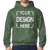Custom Gildan® Hoodie 18500 with Full-Color DTF Print