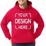 Custom Gildan® Hoodie 18500 with Full-Color DTF Print