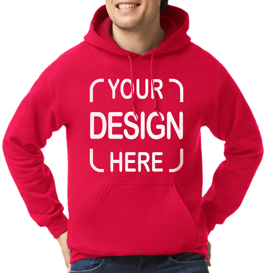 Custom Gildan® Hoodie 18500 with Full-Color DTF Print