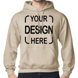 Custom Gildan® Hoodie 18500 with Full-Color DTF Print