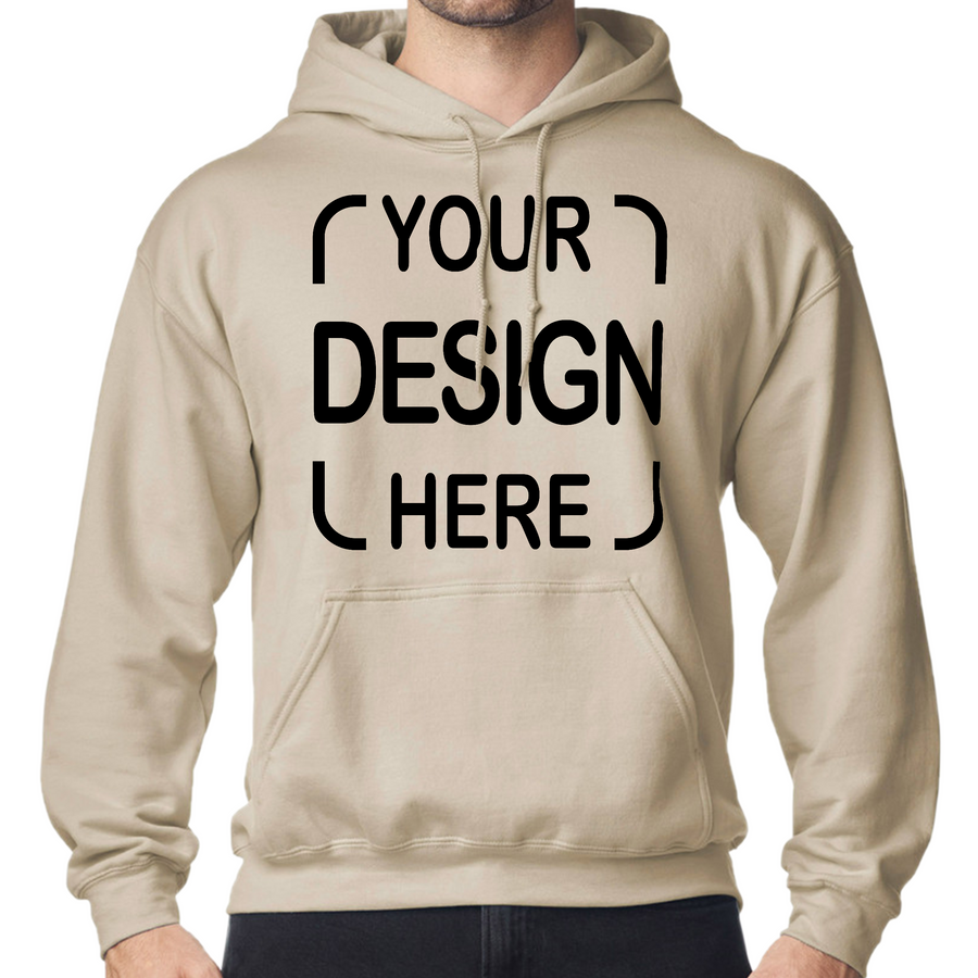 Custom Gildan® Hoodie 18500 with Full-Color DTF Print
