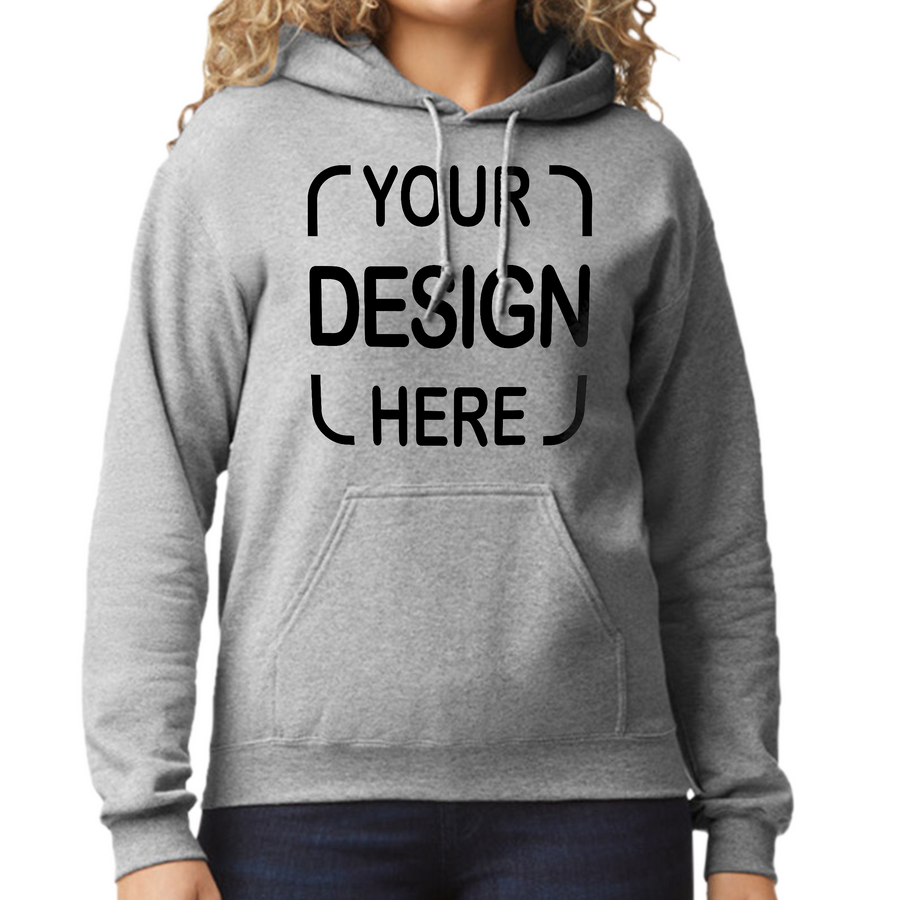 Custom Gildan® Hoodie 18500 with Full-Color DTF Print