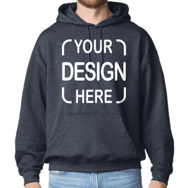 Custom Gildan® Hoodie 18500 with Full-Color DTF Print