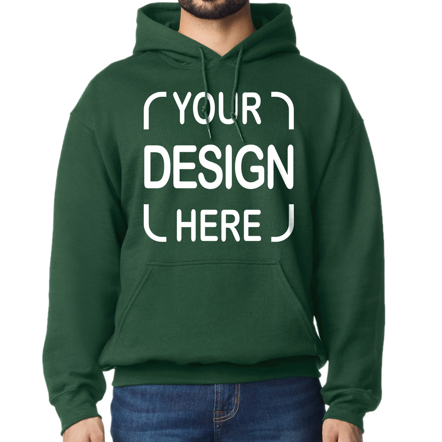 Custom Gildan® Hoodie 18500 with Full-Color DTF Print