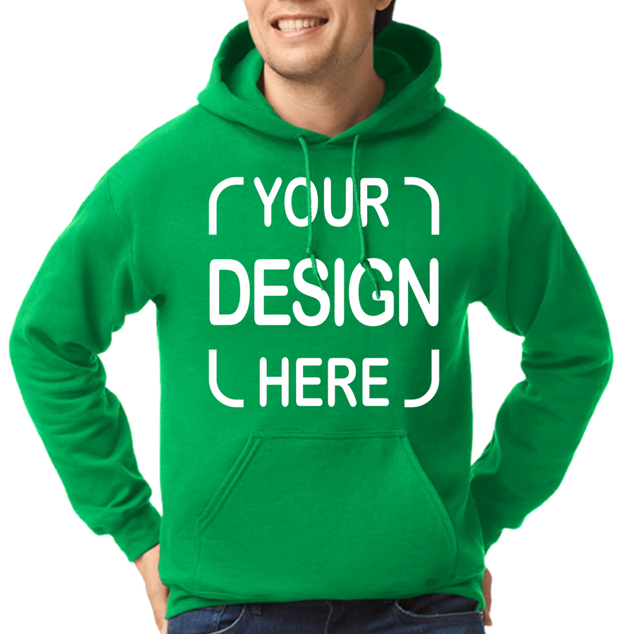 Custom Gildan® Hoodie 18500 with Full-Color DTF Print