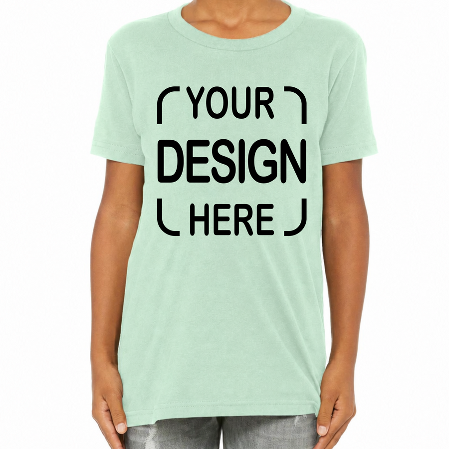 Custom Bella+Canvas® Youth T-Shirt 3001Y & 3001Y CVC with DTF Print