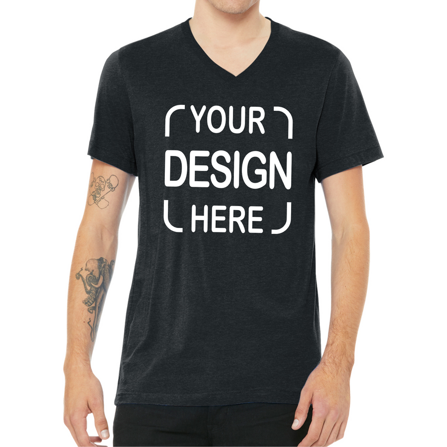 Custom Bella+Canvas® 3005 & 3005CVC V-Neck T-Shirt