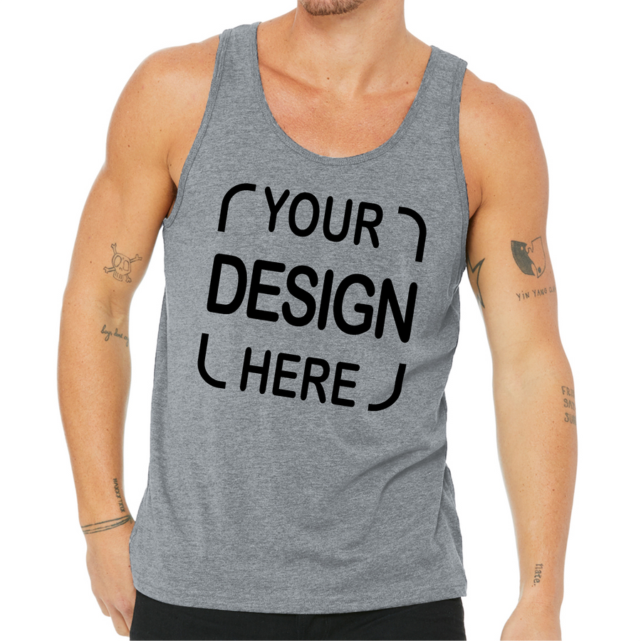 Custom Bella+Canvas® Unisex Jersey Tank Top 3480 & 3480CVC
