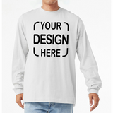 Custom Bella+Canvas®  Unisex Jersey Long Sleeve T-Shirt 3501 with Full-Color DTF Print