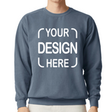 Custom Comfort Colors® Crewneck Sweatshirt 1566 with Full Color DTF Print