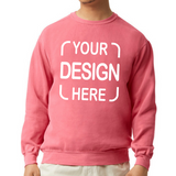 Custom Comfort Colors® Crewneck Sweatshirt 1566 with Full Color DTF Print