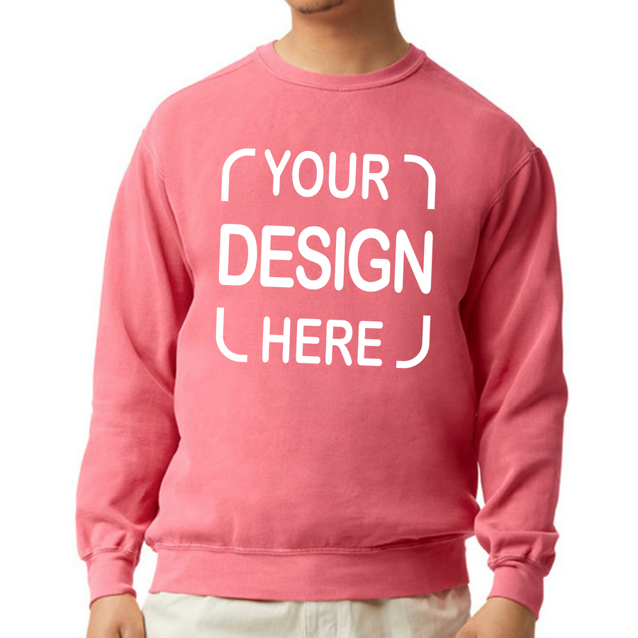 Custom Comfort Colors® Crewneck Sweatshirt 1566 with Full Color DTF Print