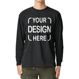 Custom Comfort Colors® Long Sleeve T-Shirt 6014 with Full-Color DTF Print