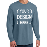 Custom Comfort Colors® Long Sleeve T-Shirt 6014 with Full-Color DTF Print