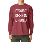 Custom Comfort Colors® Long Sleeve T-Shirt 6014 with Full-Color DTF Print