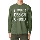 Custom Comfort Colors® Long Sleeve T-Shirt 6014 with Full-Color DTF Print