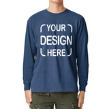 Custom Comfort Colors® Long Sleeve T-Shirt 6014 with Full-Color DTF Print